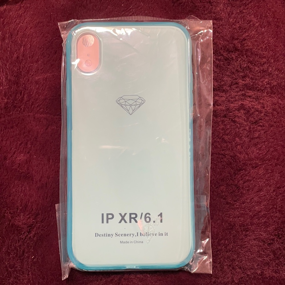 Blue Rubber iPhone XR Case